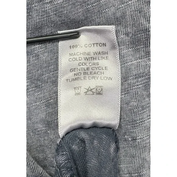 Jess & Jane Tunic Top XL Mineral Washed Gray Giraffe Song Boho Pocket Lagenlook - Picture 8 of 9